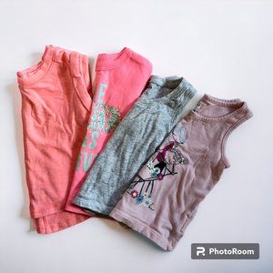 Bundle of 4 Baby Girl Tops Size 12M